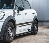 Maxton Design Gloss Black Maxton Design Side Skirts Diffusers MINI Countryman Mk1 JCW MC-CO-S-1-SD1G