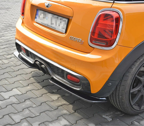 Mini One Rear Splitter Maxton Design Central Rear - Splitter MINI Cooper S Mk3 Preface 3-Door ...