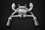 Capristo Mclaren 720S - Valved Exhaust with Sports Cats 100 Cell and Carbon Fiber Tips (CES3)