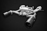 Capristo Mclaren 720S - Valved Exhaust with Sports Cats 200 Cell and Carbon Fiber Tips (CES3)