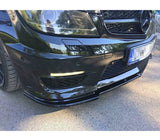 Maxton Design Gloss Black Maxton Design Front Splitter Mercedes-Benz AMG C63 W204 Facelift ME-C-204F-AMG-FD1G