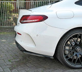 Maxton Design Gloss Black Maxton Design Rear Side Splitters Mercedes C-Class C205 C63 AMG Coupe ME-C-205-AMG-C-RSD1G