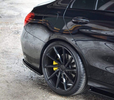 Maxton Design Gloss Black Maxton Design Rear Side Splitters Mercedes- Benz C43 AMG W205 ME-C-205-AMG-RSD1G