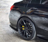 Maxton Design Gloss Black Maxton Design Rear Side Splitters Mercedes- Benz C43 AMG W205 ME-C-205-AMG-RSD1G