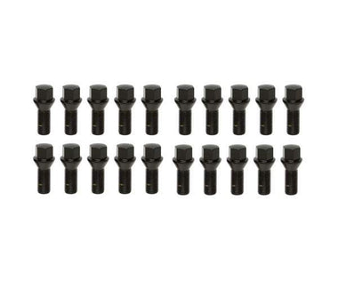 Mevius Hex Lug Bolts M14x1.50 Ball 40mm Black | 40612B
