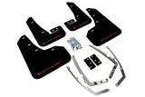 Rallyarmor 2015+ MKVII VW Golf/GTI/TSI Mud Flaps Red Logo | MF37-UR-BLK/RD
