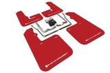 Rally Armor 2015+ VW Jetta UR Red Mud Flap w/ White Logo | MF42-UR-RD/WH