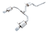 AWE Tuning Touring Edition with Chrome Silver Tips AWE Tuning Mk7 Jetta GLI Exhaust System 3015-22070
