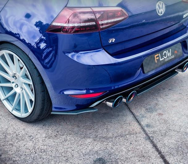 Flow Designs WITH Rear Winglets (Pair) Flow Designs MK7 Golf R Rear Pods/Spats V3 (Pair) MK7RSPn-RW