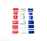 Aftermarket Billet Styled Interior Switch Cover Kit - VW / Mk8 GTI / Golf R (DSG)