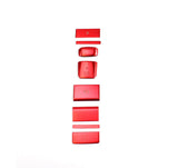 Aftermarket Red Billet Styled Interior Switch Cover Kit - VW / Mk8 GTI / Golf R (DSG) MK8-CVR-KIT-RED