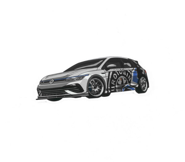 UroTuning Mk8 Golf R Die Cut Sticker (NLA)