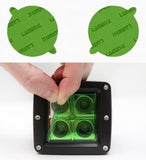 Lamin-X Green Lamin-X Mini Cooper S (07-13) 4.25'' Rally Fog Light Covers MN106GR