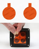 Lamin-X Amber Lamin-X Mini Cooper (01-06) (Aero 2.4") Fog Light Covers MN111A