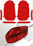 Lamin-X Red Lamin-X Mini Paceman (14- ) Tail Light Covers MN214R