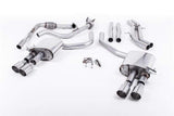 Milltek Milltek 2.5" Valved Non-Resonated Cat Back Exhaust - Audi B9 S4 | S5 | 3.0T