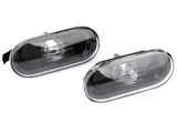 Crystal Smoked Oval Side Blinkers | Mk4 | Mk4_Crys_Smoked_Fender_Markers