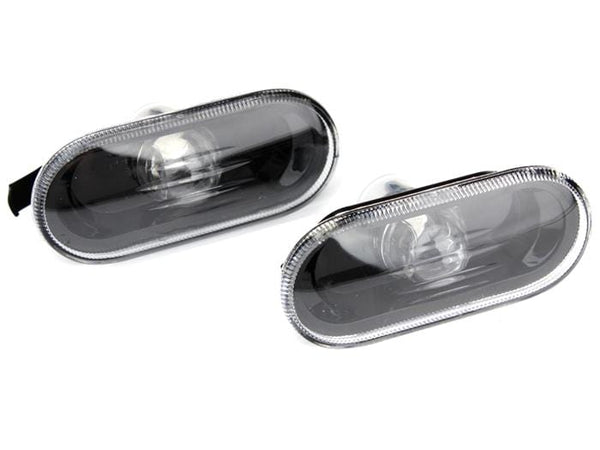 Crystal Smoked Oval Side Blinkers | Mk4 | Mk4_Crys_Smoked_Fender_Markers