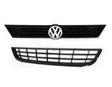 Mk6 Jetta | Grille Assembly Upper and Lower Kit (Satin Black)