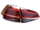 VW/Audi Genuine LED Cherry Red Tail Light Set Mk75-R-LED-Tails-Genuine