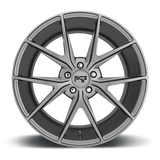 Niche 18X8.0 et40 / 5X120 / cb72.56 Niche Cast Misano 18" 5x120 Matte Gun Metal M116188021+40