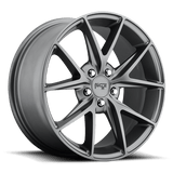 Niche 18X8.0 et40 / 5X108 / cb63.36 Niche Cast Misano 18" 5x108 Matte Gun Metal M116188033+40