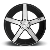 Niche 19X8.5 et35 / 5X114.3 / cb72.56 Niche Cast Milan 19" 5x114.3 Gloss Black Brushed M124198565+35
