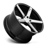 Niche 18X8.0 et40 / 5X114.3 / cb72.56 Niche Cast Milan 18" 5x114.3 Gloss Black Brushed M124188065+40