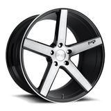 Niche 20X8.5 et35 / 5X120 / cb72.56 Niche Cast Milan 20" 5x120 Gloss Black Brushed M124208521+35