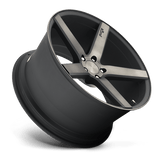 Niche Niche 1PC M134 Milan 22" 5x130 Matte Black Machined w/ Double Dark Tint