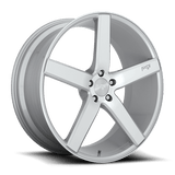 Niche 18X8.0 et40 / 5X114.3 / cb72.56 Niche Cast Milan 18" 5x114.3 Gloss Silver Machined M135188065+40