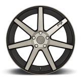 Niche 18x8 et40 / 5x114.3 / cb72.56 Niche 1PC M150 Verona 18" 5x114.3 Matte Black Machined M150188065+40