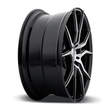 Niche 19X9.5 et35 / 5X120 / cb72.56 Niche Cast Ascari 19" 5x120 Gloss Black Brushed M166199521+35