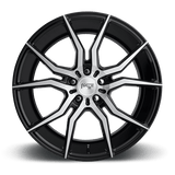 Niche 19X9.5 et35 / 5X120 / cb72.56 Niche Cast Ascari 19" 5x120 Gloss Black Brushed M166199521+35
