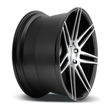 Niche 20X9.0 et35 / 5X114.3 / cb72.56 Niche Cast Trento 20" 5x114.3 Gloss Black Brushed M178209065+35