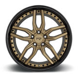 Niche Niche 1PC M195 Methos 20" 5x112 Matte Bronze Black Bead Ring