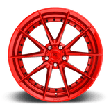 Niche Niche Cast Sector 20" 5x120 Candy Red