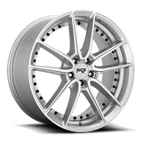 Niche Niche Cast DFS 19" 5x120 Gloss Silver Machined