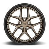 Niche Niche Cast Vice 20" 5x115 Matte Bronze Black Bead Ring