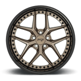 Niche Niche Cast Vice 19" 5x112 Matte Bronze Black Bead Ring