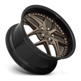 Niche Niche Cast Vice 20" 5x115 Matte Bronze Black Bead Ring