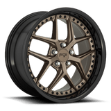 Niche Niche Cast Vice 20" 5x115 Matte Bronze Black Bead Ring