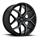Niche 24X10.0 et30 / 6X139.7 / cb106.1 Niche Cast Vice SUV 24" 6x139.7 Gloss Black Milled M232240084+30