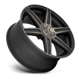 Niche Niche Cast Carina 20" 5x115 Matte Machined Double Dark Tint