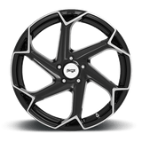 Niche Niche Cast Flash 20" 5x120 Gloss Black Brushed