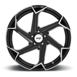 Niche Niche Cast Flash 20" 5x114.3 Gloss Black Brushed