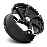 Niche Niche Cast Flash 20" 5x120 Gloss Black Brushed
