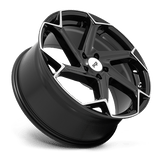 Niche Niche Cast Flash 20" 5x114.3 Gloss Black Brushed