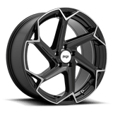 Niche Niche Cast Flash 20" 5x120 Gloss Black Brushed