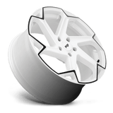 Niche Niche 1PC M257 Flash 20" 5x112 Gloss White w/ Black